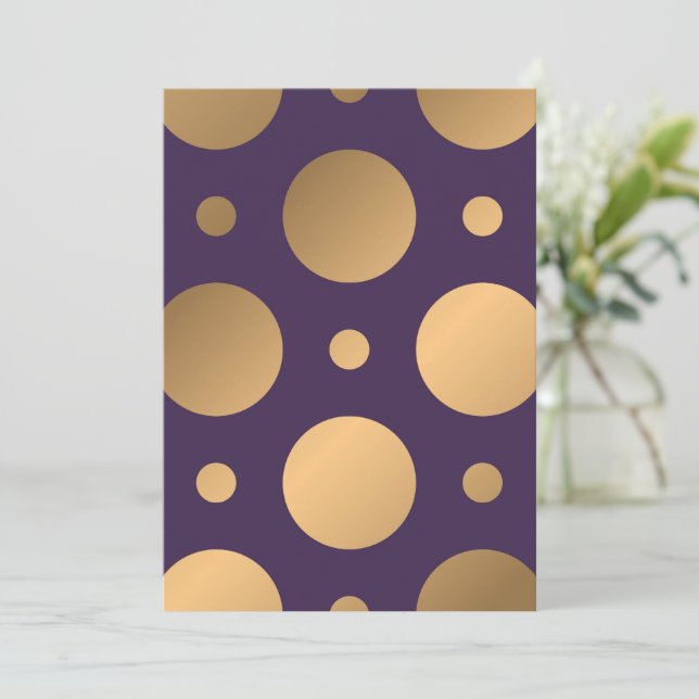 Dots Pattern 15 Card (Standing Front)