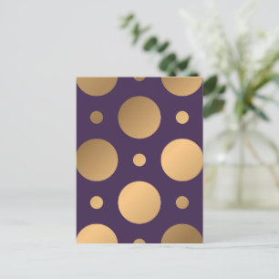 Dots Pattern 15 Holiday Postcard