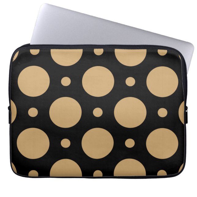 Dots Pattern 17 Laptop Sleeve (Front)