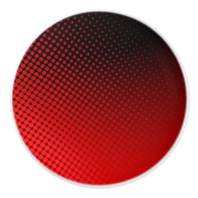 Dots Pattern Ceramic Knob (Front)