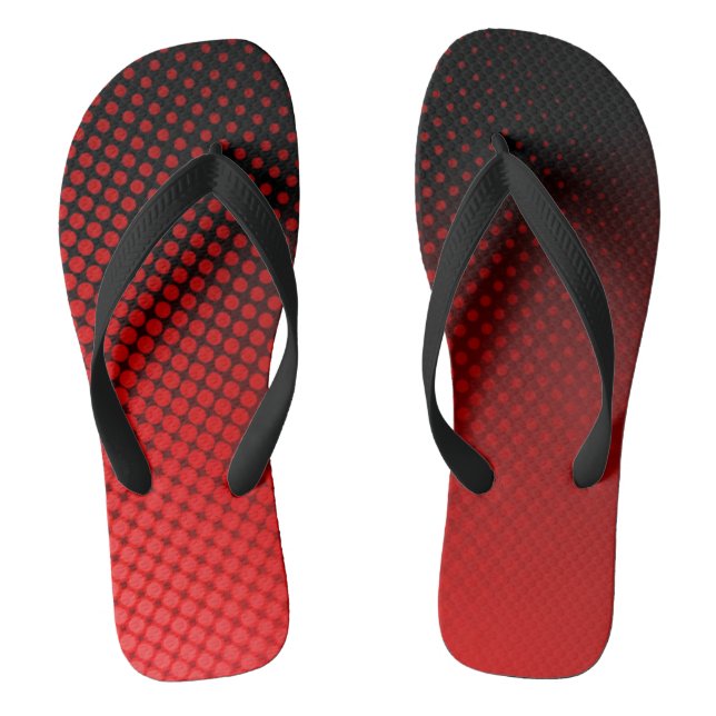 Dots Pattern Flip Flops (Footbed)