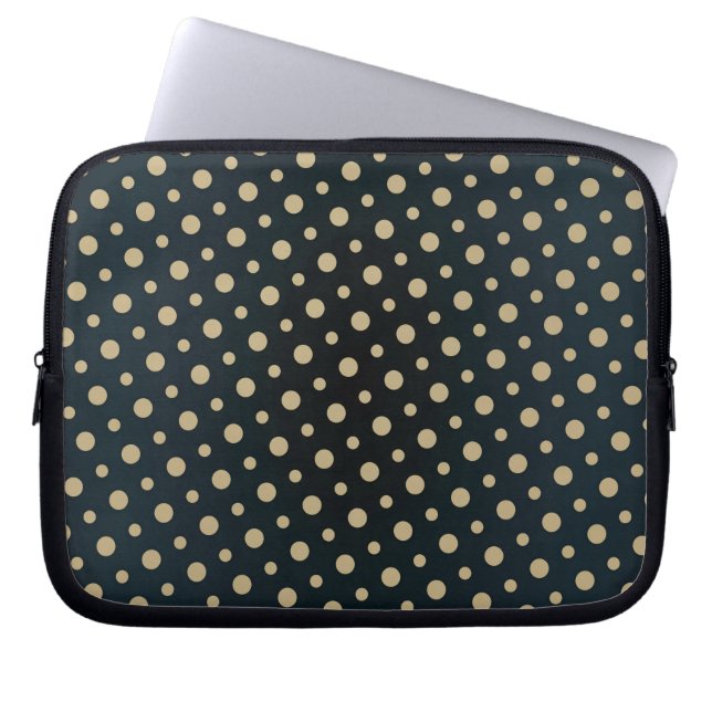 Dots Pattern Laptop Sleeve (Front)