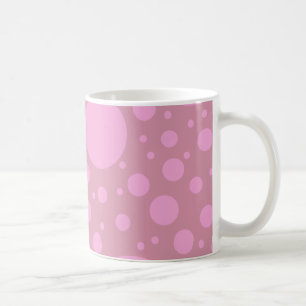 Dots Pink Blue White 325 ml Classic White Mug