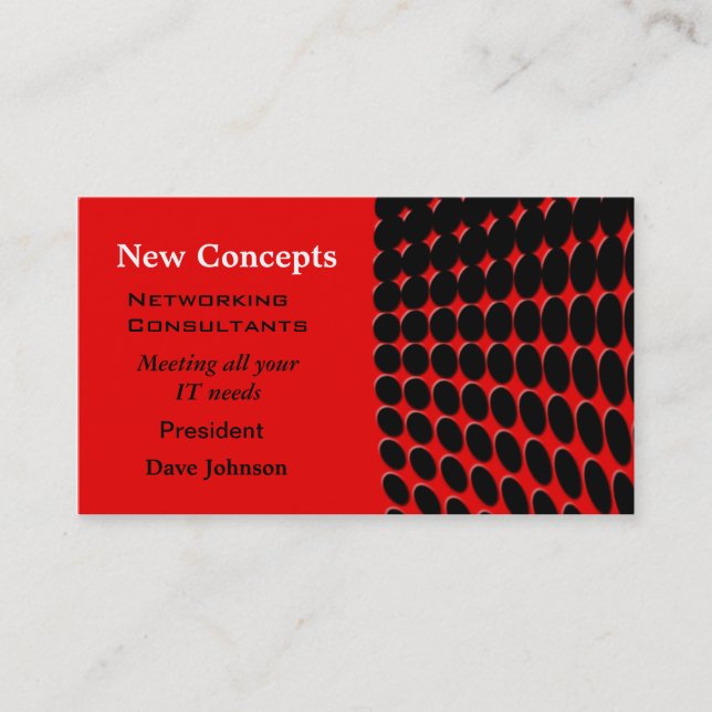 Dots Professional Business Card (Front)