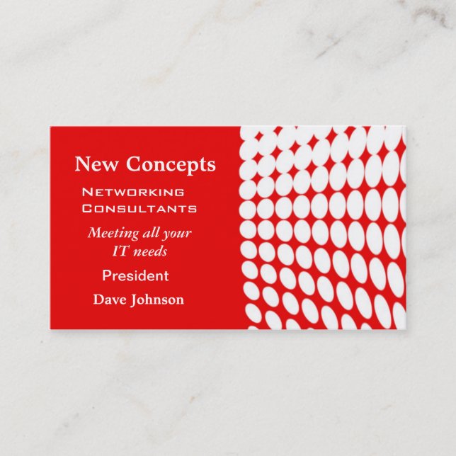Dots Professional Business Card (Front)