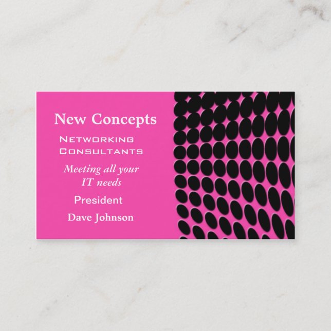 Dots Professional Business Card (Front)