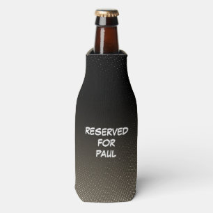 Dots   RESERVED Name   Personalised Bottle Cooler