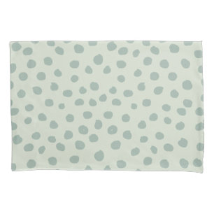 Dots Sage Green Pillowcase