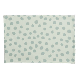 Dots Sage Green Pillowcase