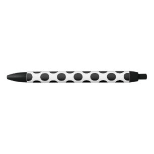 Dots seamless pattern black + your back ink pen