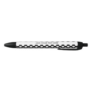 Dots seamless pattern white + your backgr. black ink pen