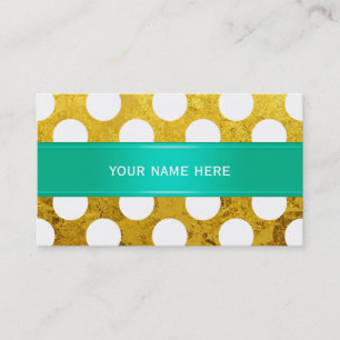 Dots seamless pattern white + your backgr. business card