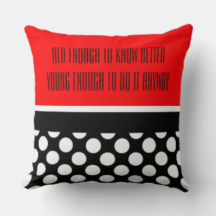 Dots seamless pattern white + your backgr. cushion