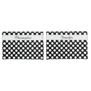 Dots seamless pattern white + your backgr. pillowcase