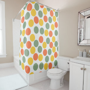 Dots  shower curtain