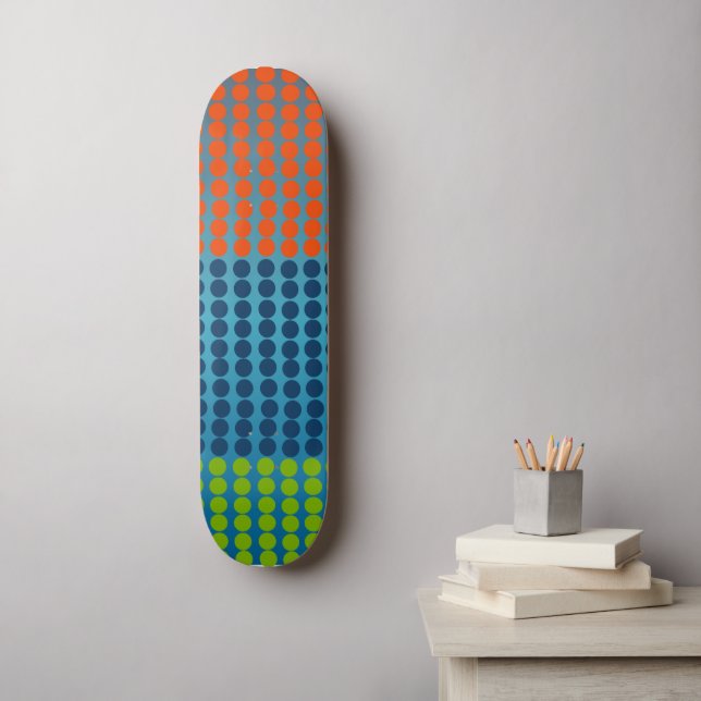 Dots - - skateboard (Wall Art)