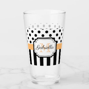 Dots & Stripes Glass