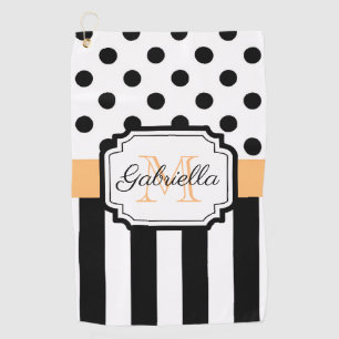 Dots & Stripes Golf Towel
