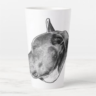 dotstrength pitbull latte mug