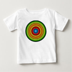 Dotted Abstract Mandala Art Design-65904 Baby T-Shirt