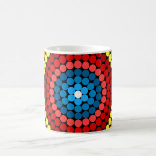 Dotted Abstract Mandala Art Design-65904 Coffee Mug