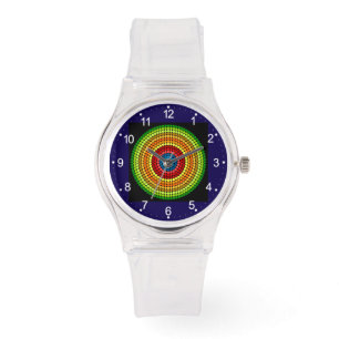 Dotted Abstract Mandala Art Design-65904 Watch