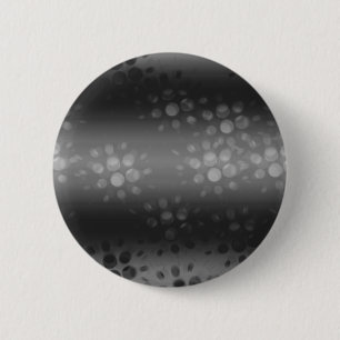 Dotted Bursts Pattern - Black, Grey, White 6 Cm Round Badge