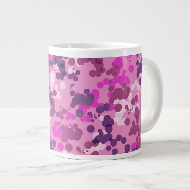 Dotted Camo Large Coffee Mug (Front Right)