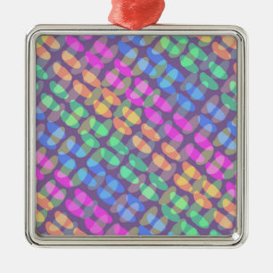 Dotted Check 2011 Metal Tree Decoration