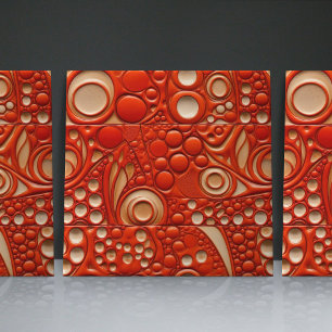 Dotted Faux Relief Glazed Contemporary Home Decor Tile