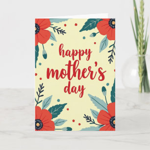 Dotted Flowers Message Card