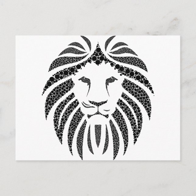 Dotted LIon Postcard (Front)