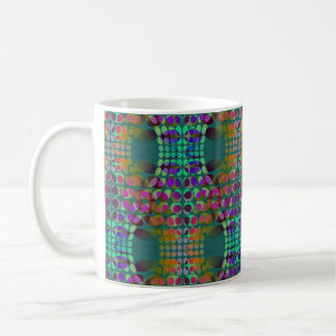 Dotted Orderly Chaos Wallpaper coloured + your ide Coffee Mug