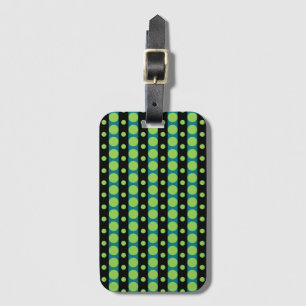 Dotted Stripe Luggage Tag