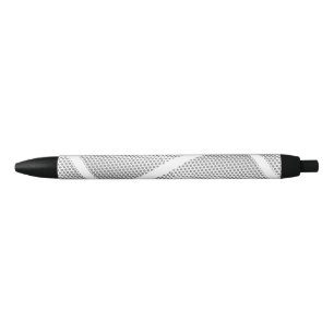 Dotted striped pattern Black Ink Pen