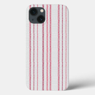 Dotted striped pattern. iPhone 13 case