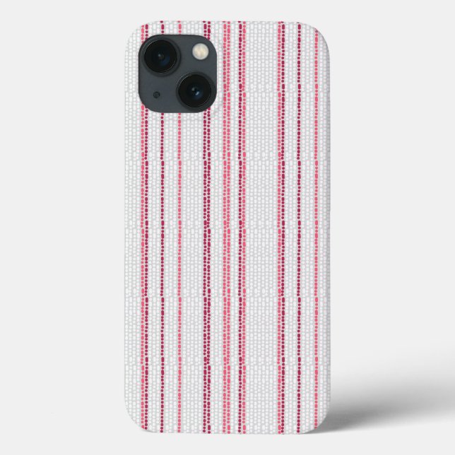 Dotted striped pattern. Case-Mate iPhone case (Back)