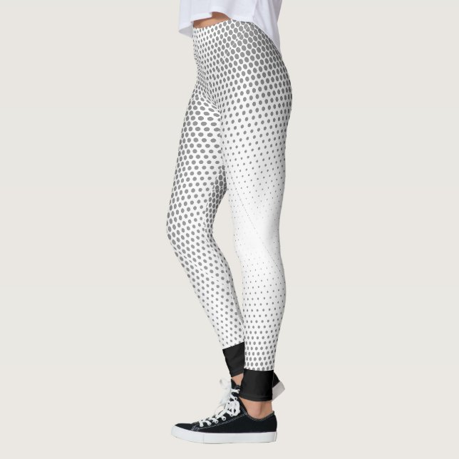  Dotted striped pattern  Leggings (Left)