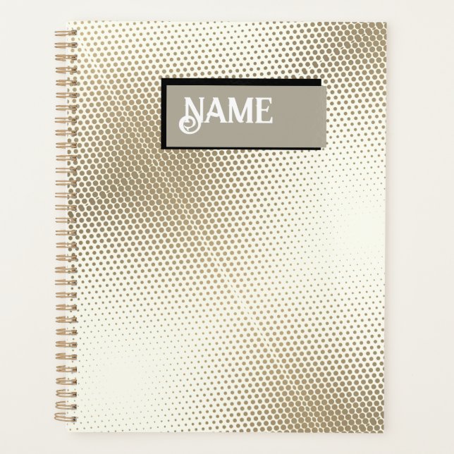  Dotted striped pattern  Planner (Front)