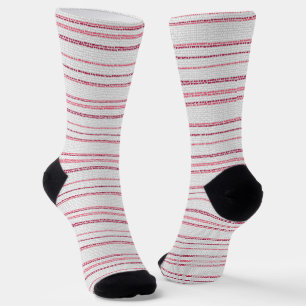 Dotted striped pattern. socks