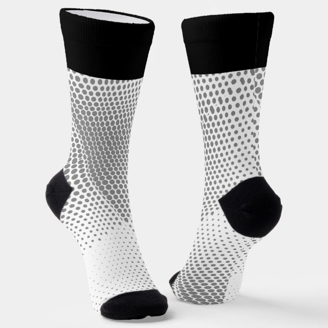  Dotted striped pattern  Socks (Angled)