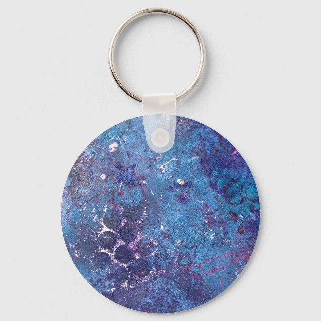 Dottie Scottie Abstract Key Ring (Front)