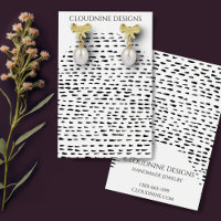 Dotty Arch Earring Necklace Jewellery Display Card