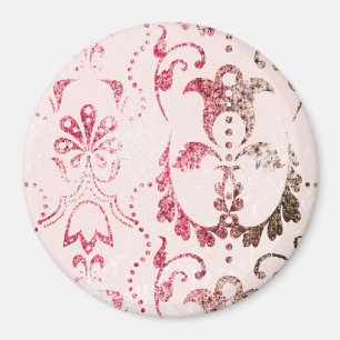 Dotty Damask Magnet