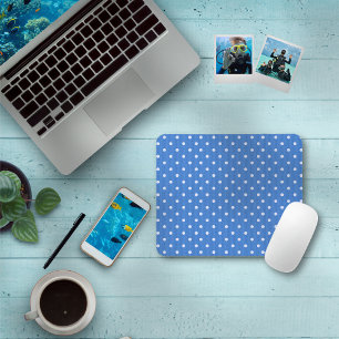 Dotty Delight Blue Mouse Mat