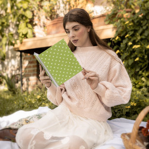 Dotty Delight Green photo Notebook