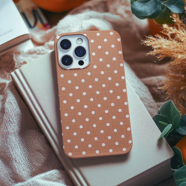  Dotty Delight Orange Case-Mate iPhone Case (A Dotty Delight Orange Case-Mate iPhone Case is displayed.)