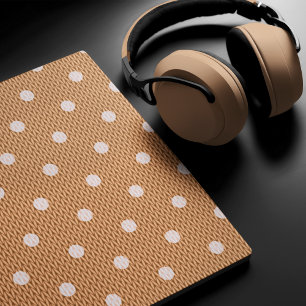 Dotty Delight Orange Mouse Mat