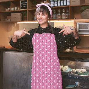 Dotty Delight Pink Apron
