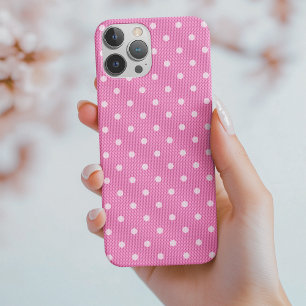 Dotty Delight Pink iPhone 16 Pro Case